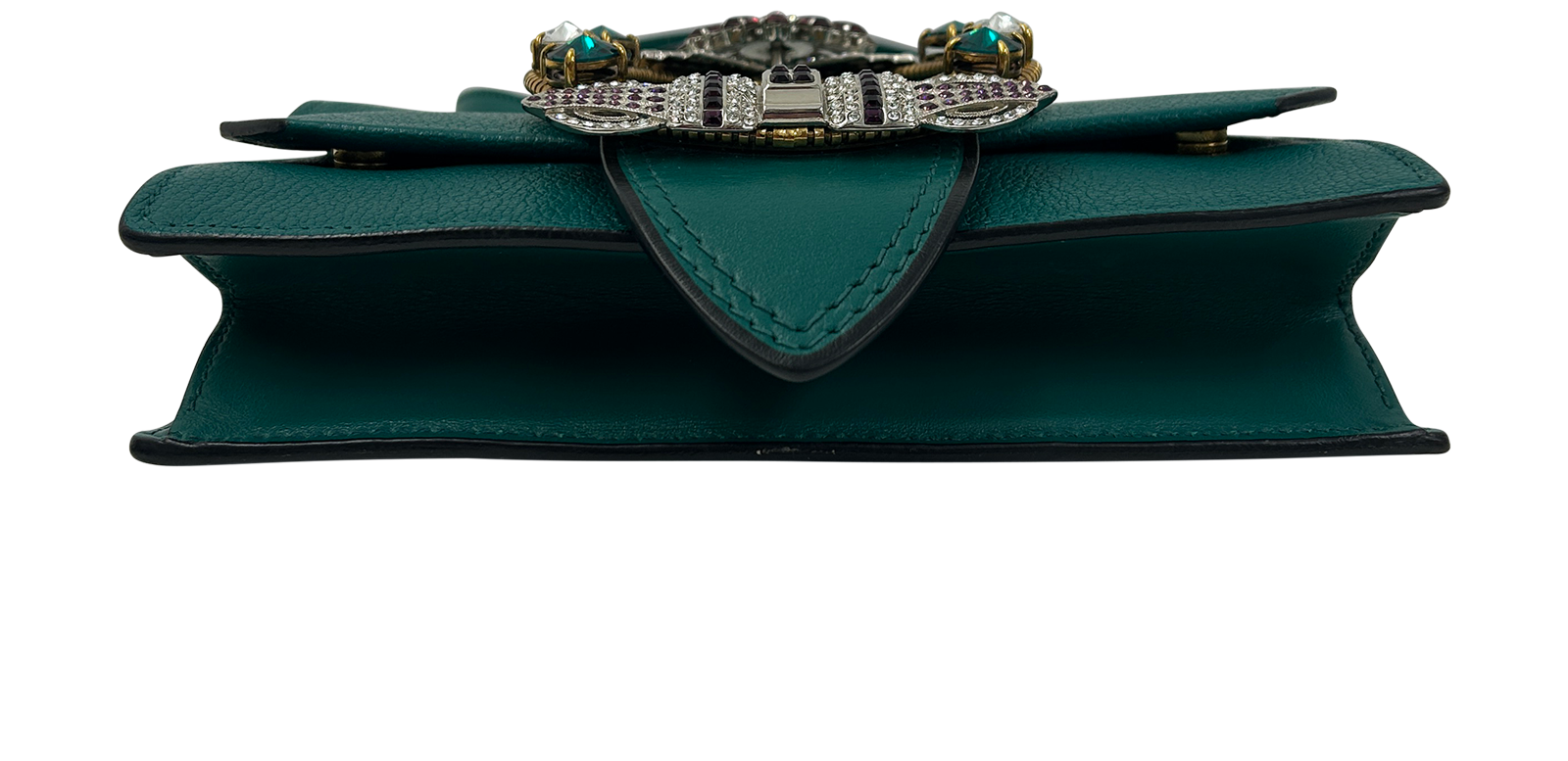 Lady Jewell, 560&euro;, Bolso, Verde, Animal - Piel, Vista superior